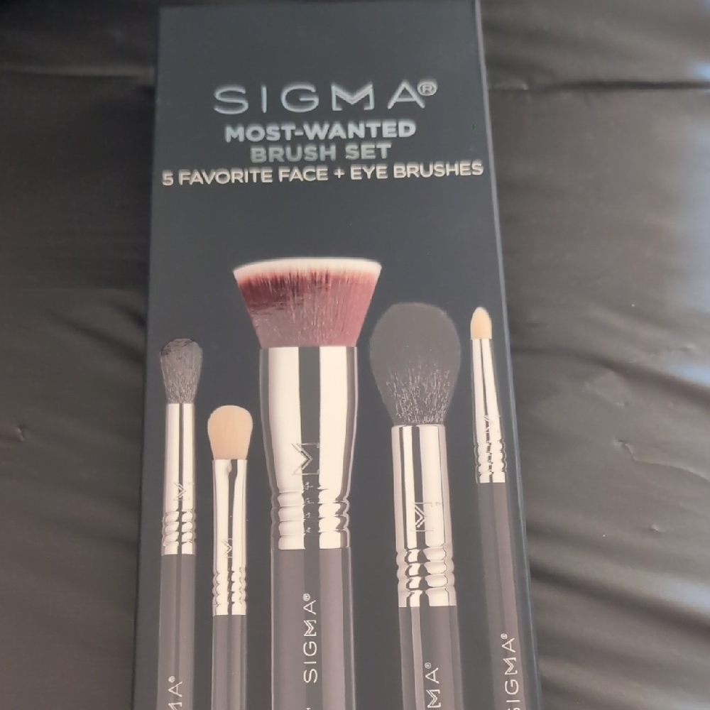 Sigma Beauty Most-Wanted Brush Set - Black and Silver